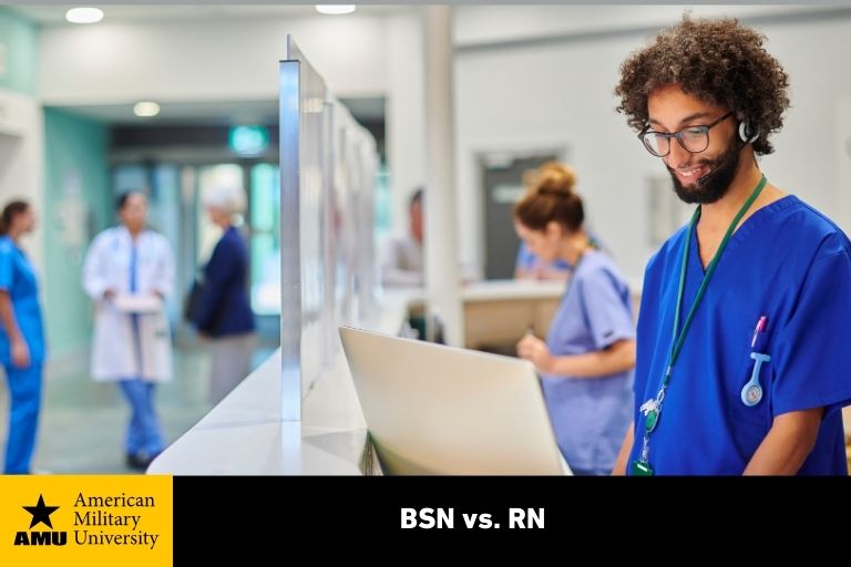 Nurses at hospital station