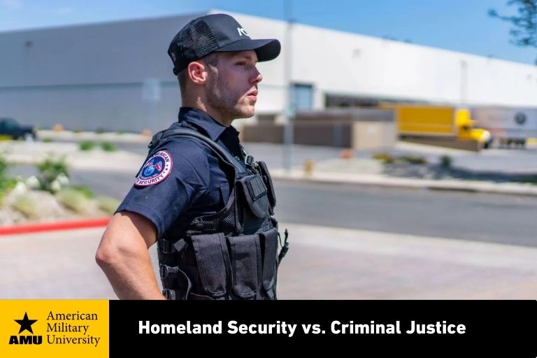 homeland security professional wearing vest